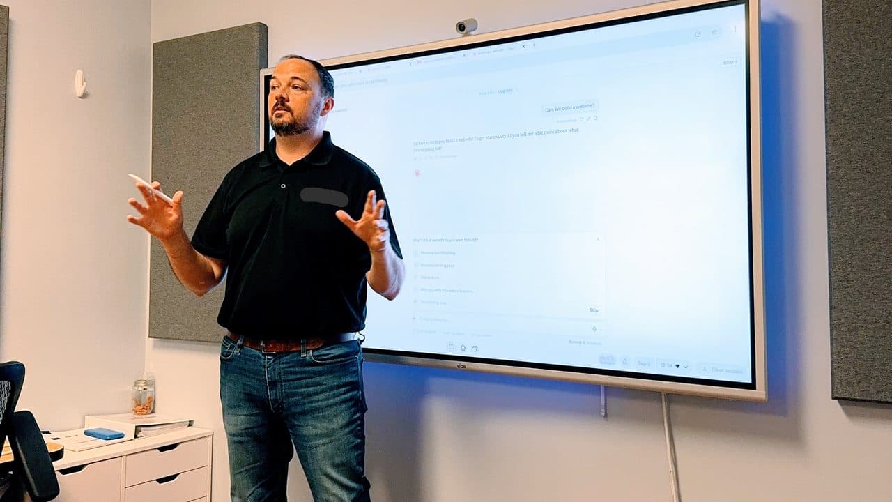 Small-group, hands-on AI workshop session — 10 seats max
